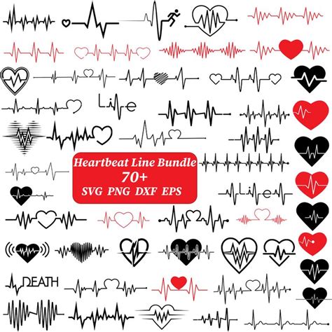 Download Heartbeat Bundle Cut Files