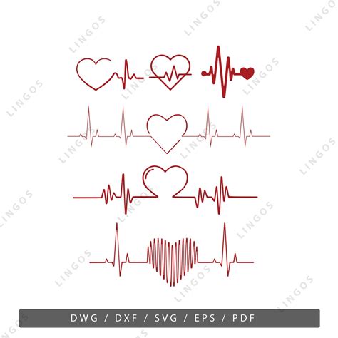 Download Heartbeat Bundle Files DXF Files