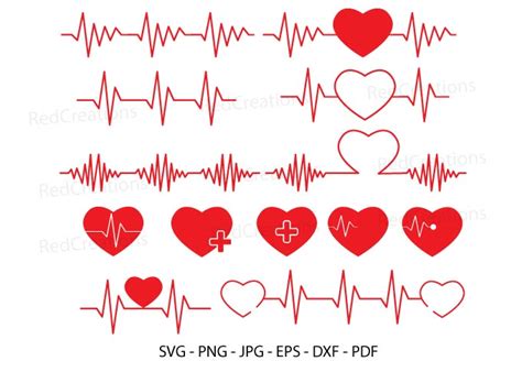 Download Heartbeat Line Clipart Crafts