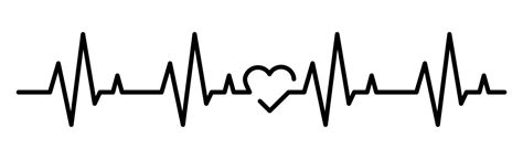 Download Heartbeat Line Clipart Printable