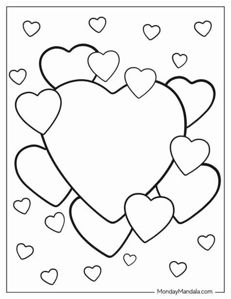 Hearts Color Pages