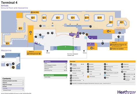 Heathrow Map Terminal 4