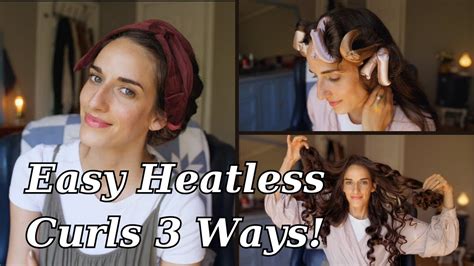 Heatless Methods for Bohemian Curls