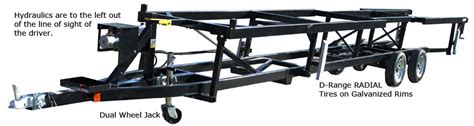 Heavy Duty Dealer Use Pontoon Trailers