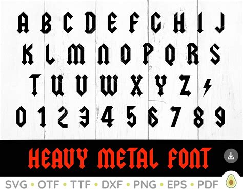Unleash the Power of Heavy Metal Lettering Font: An Epic Guide to Crafting Intricate Text with Hardcore Style