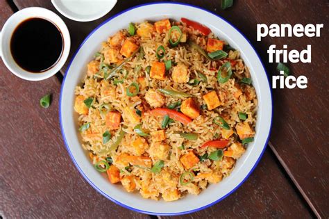 Indulge in Delightful Fusion Flavor with Hebbars Kitchen's Exquisite Paneer Fried Rice Recipe.