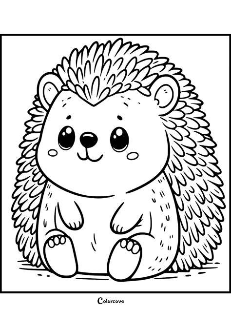 Hedgehog Color Pages