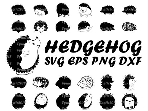 Hedgehog SVG, Hedgehog DXF, Cuttable File