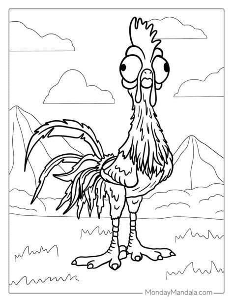 Hei Hei Coloring Page