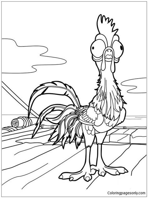 Hei Hei Coloring Pages