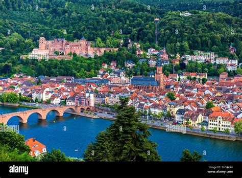 Heidelberg skyline river