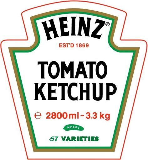 34 Heinz Ketchup Label Template Labels For Your Ideas
