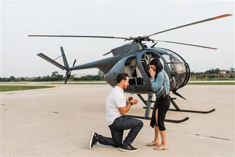 Helicopter Proposal Photography