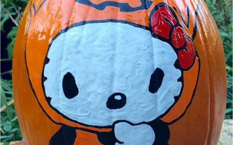 Hello Kitty Painted Pumpkin: A Fun Halloween Craft