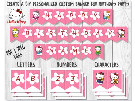 Hello Kitty Birthday Banner Template Free