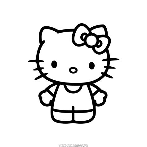Hello Kitty Coloriage