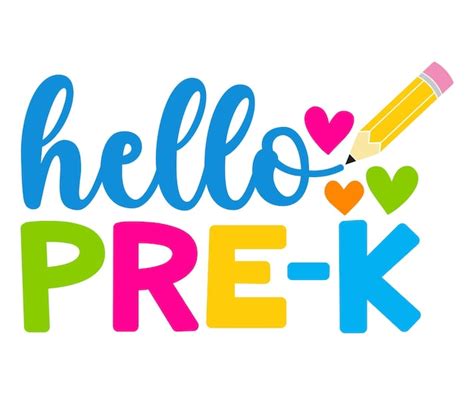 Say Hello to Adorable Pre-K Designs with the Best Hello Prek SVG Collection!