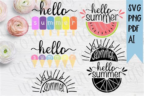 Download Hello Summer 6 Pack Commercial Use