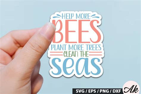 Download Help More Bees, Plant More Trees, Clean DXF Files