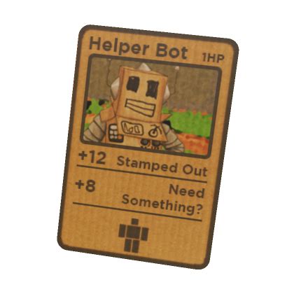 Helper Bot Trading Card\'s Code & Price - RblxTrade