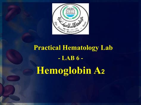 Hemoglobin A2 Quantification Test and interpretation