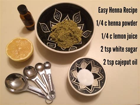 Natural Henna Tattoo Paste Recipe Live Simply Natural