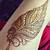Henna Tattoo Feather