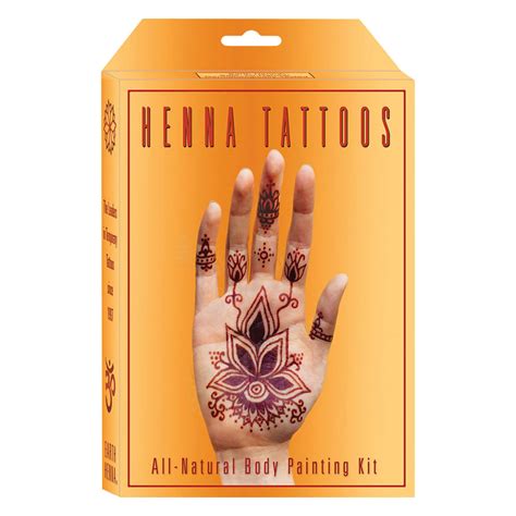 Best Henna Tattoo Kits For Sale Black & Color Henna