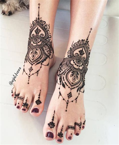 Henna Foot Tattoo