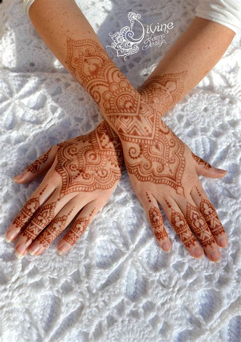 Tribal vinyl henna hand Divine Henna The Art of Henna