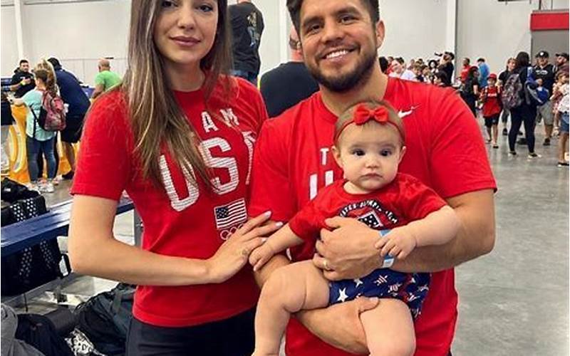 Henry Cejudo With His Family