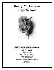 Henry M Jackson High School Course Catalog
