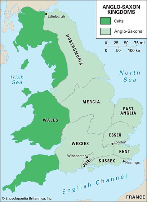 Heptarchy Seven Kingdoms in England