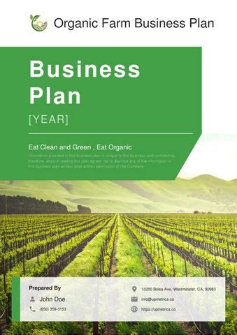 Herbs Farming Business Plan