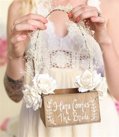 Here Comes the Bride Basket Ideas