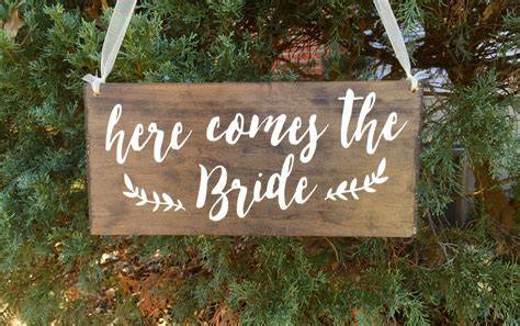 Here Comes the Bride Entrance Ideas