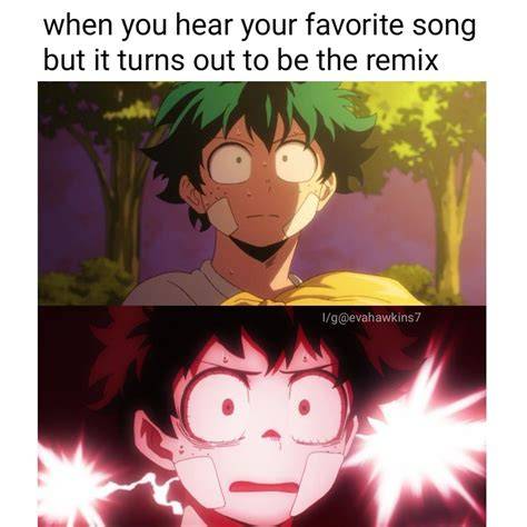 Hero Academia Anime Memes Clean