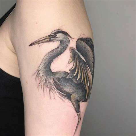 Top 20 Heron Tattoos Littered With Garbage