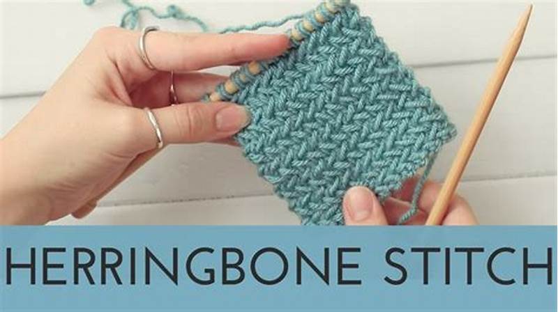 Herringbone Pattern Knitting