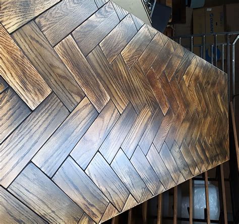 Herringbone Pattern Table Top