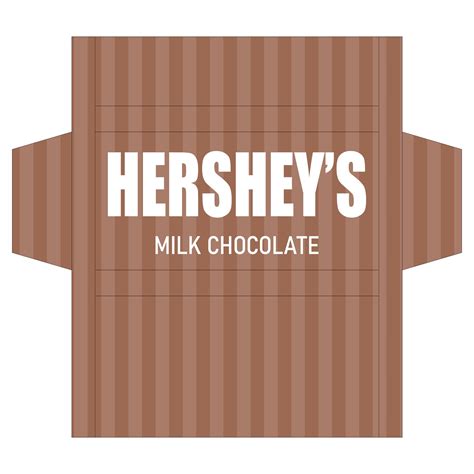 Hershey Chocolate Bar Wrapper Template