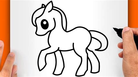 Hest I Tegning