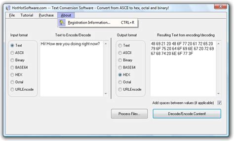 Hex Code Translator