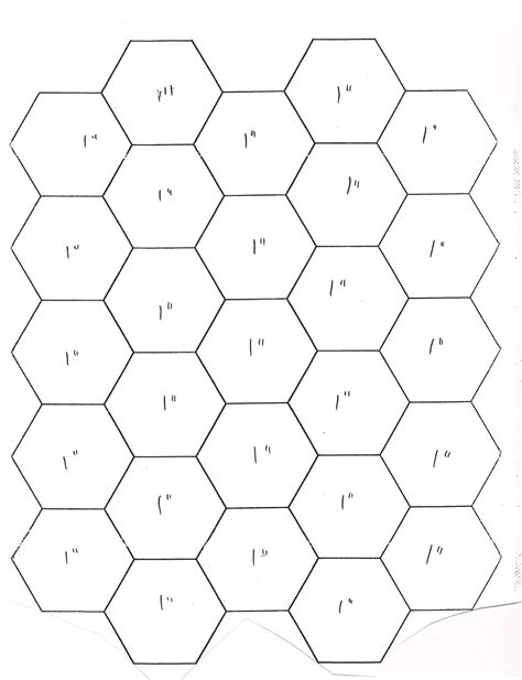 Hexagon Quilt Templates