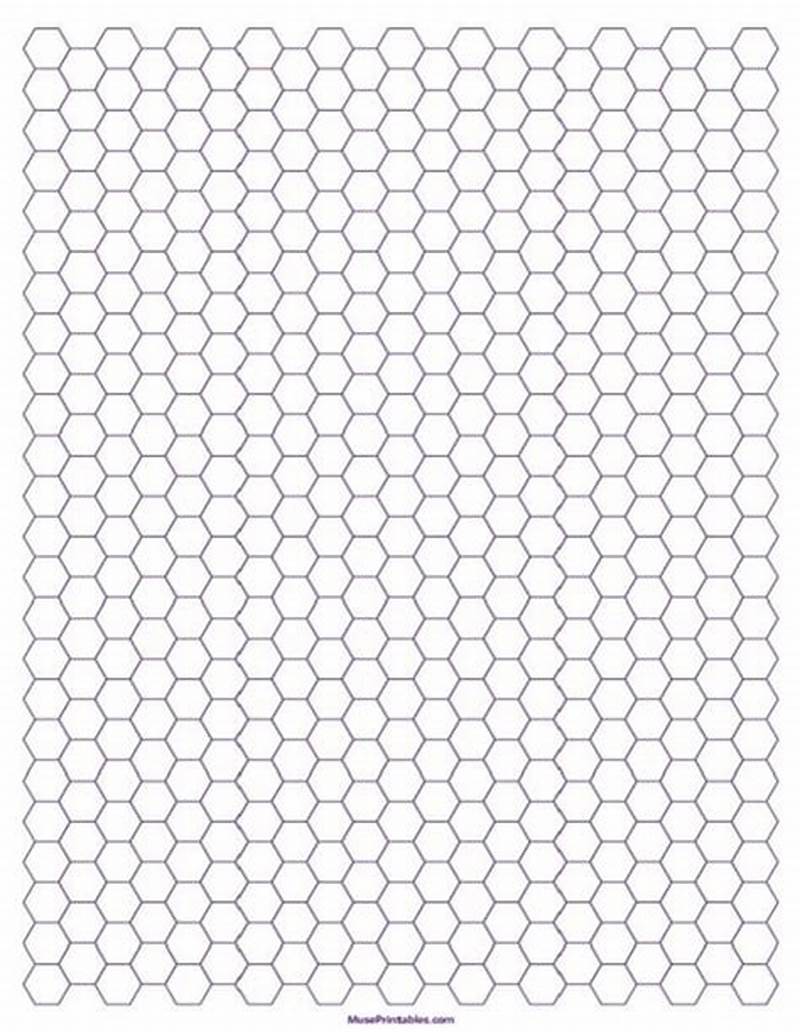 Hexagonal Graph Paper Printable