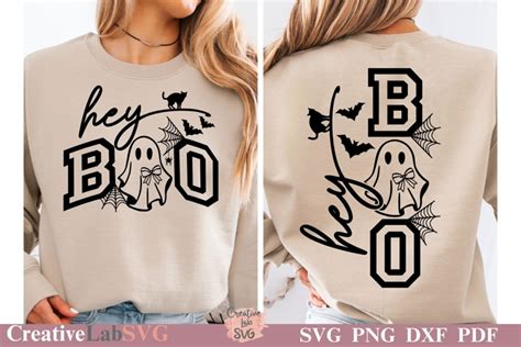 Unleash Your Creativity with Hey Boo SVG - The Perfect Addition to Your Halloween Designs