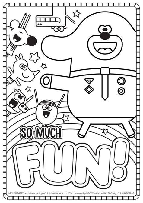 Hey Duggee Coloring Pages