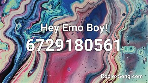 Hey Emo Boy! Roblox ID - Roblox music codes