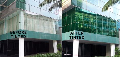 Hi-Tech Window Tint Installed on a Building