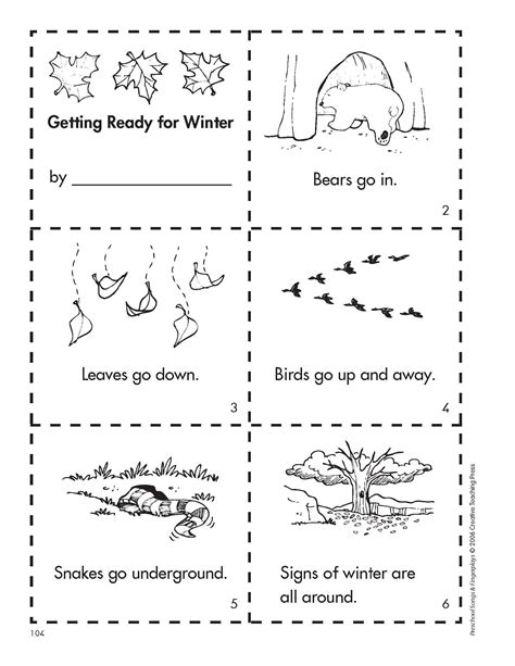 Hibernation Worksheets For Kindergarten
